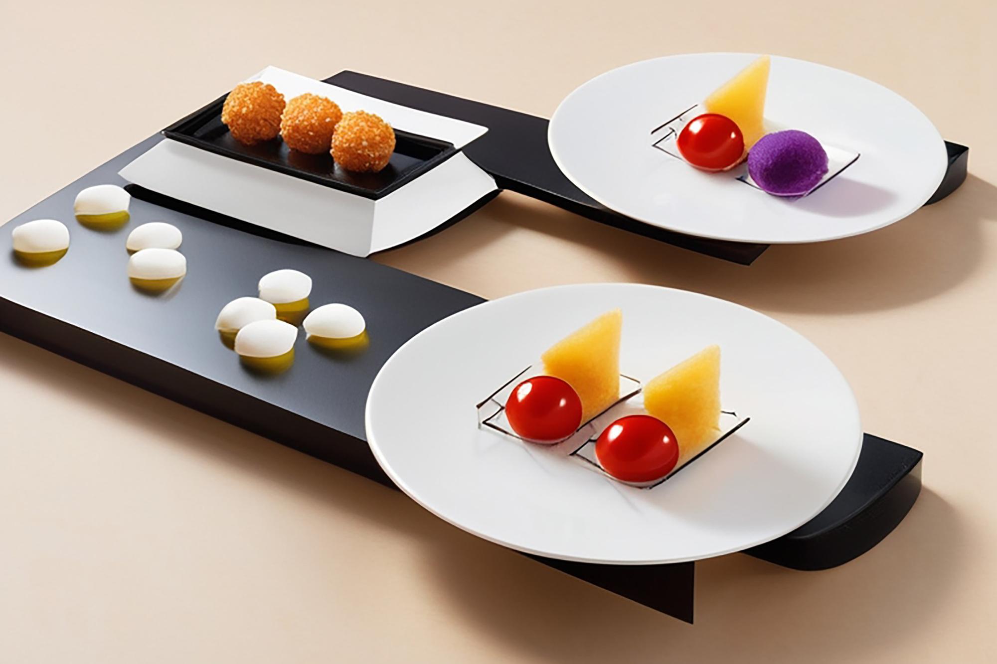 Three plated dishes showing tier examples